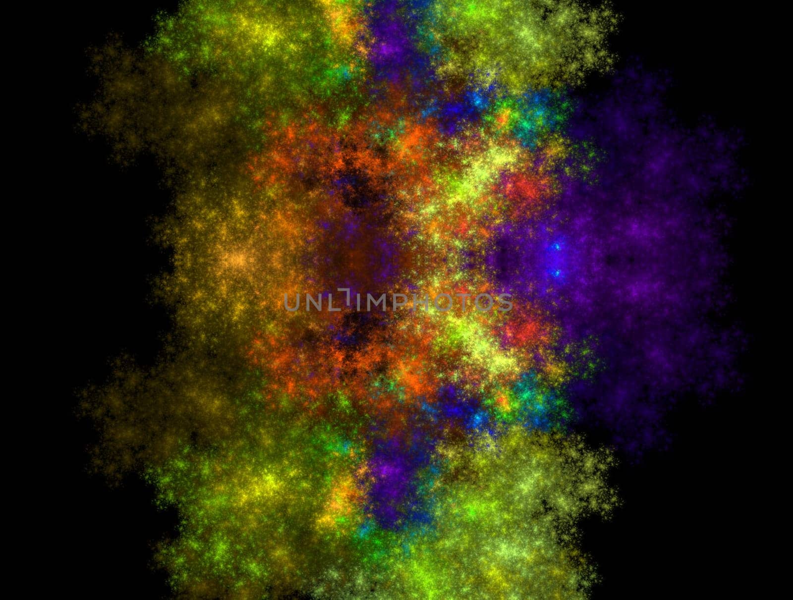 Imaginatory lush fractal texture image abstract background