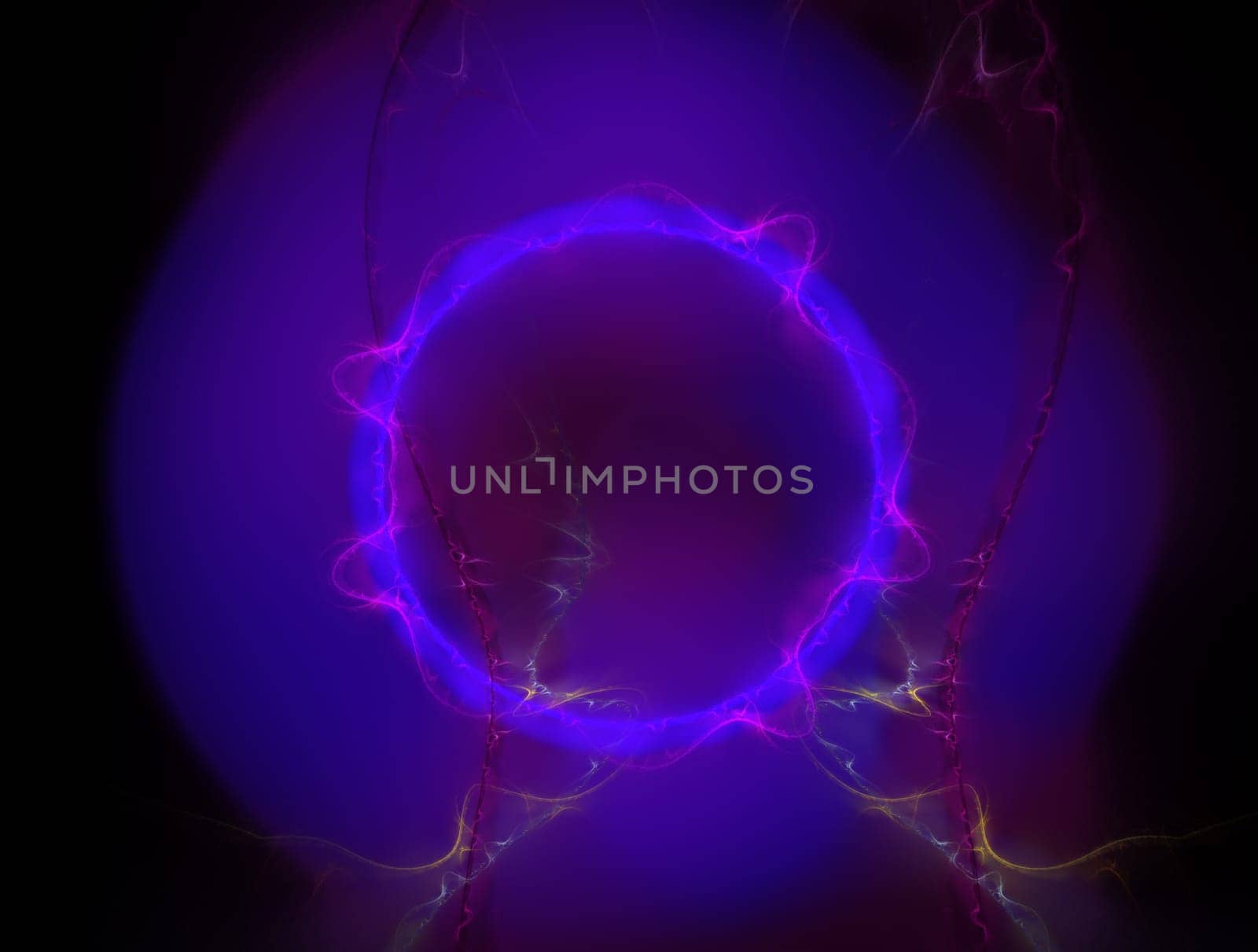 Imaginatory lush fractal texture image abstract background