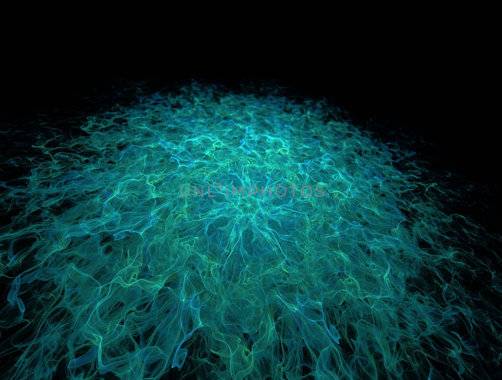 Imaginatory lush fractal texture image abstract background