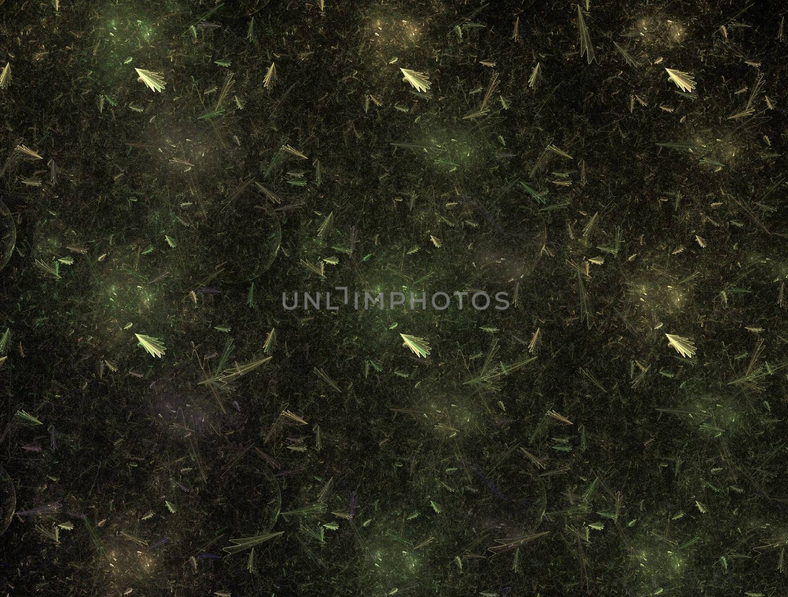 Imaginatory lush fractal texture image abstract background