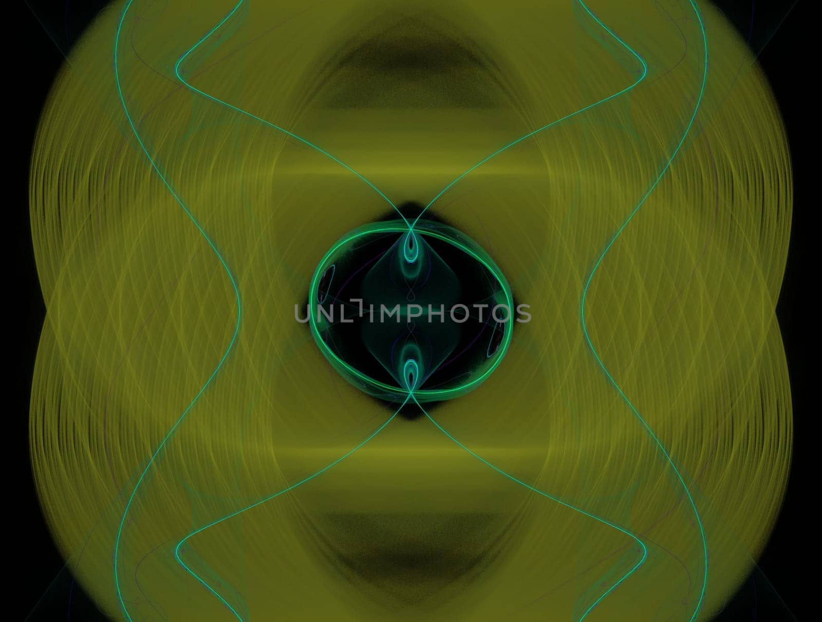 Imaginatory lush fractal texture image abstract background