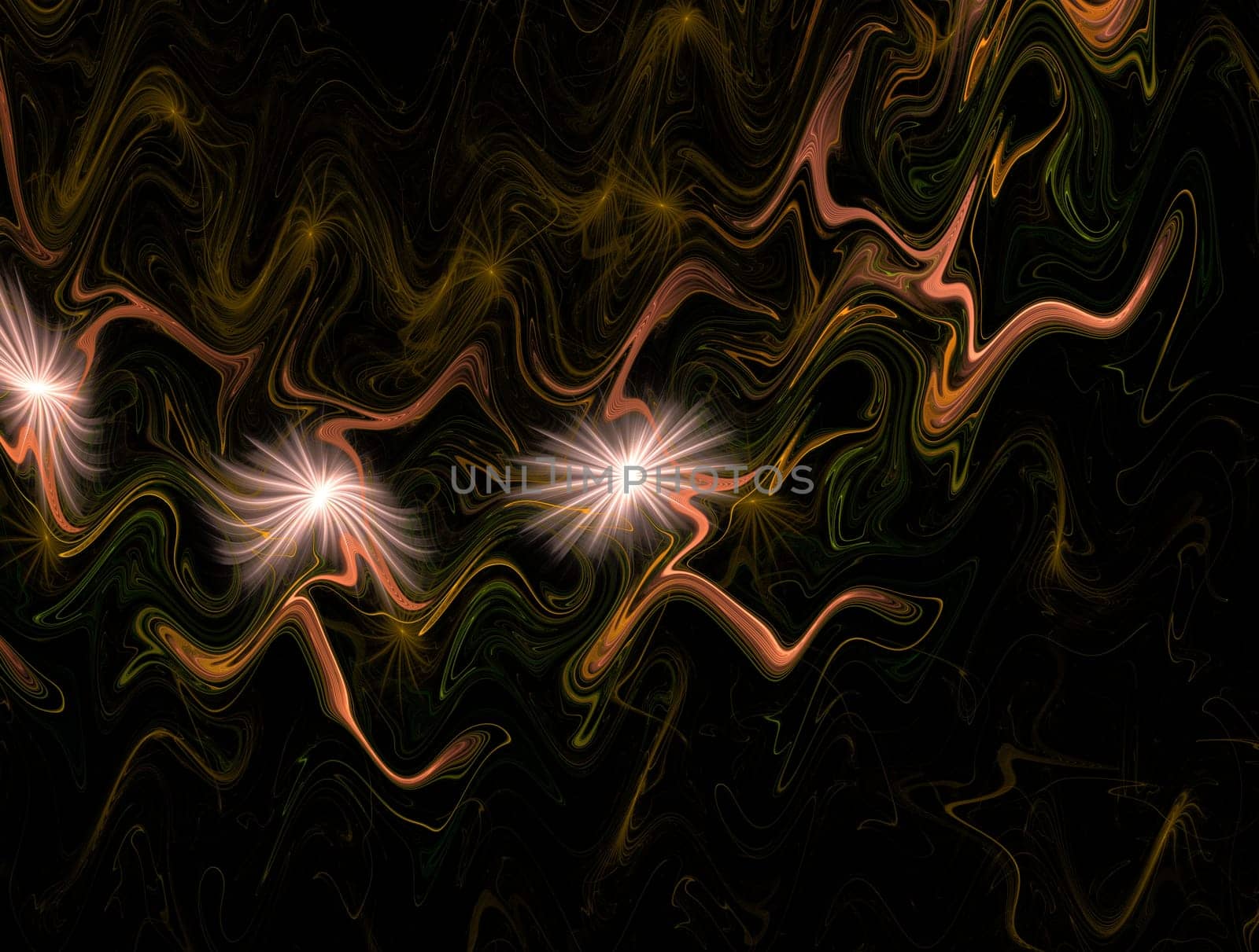 Imaginatory lush fractal texture image abstract background