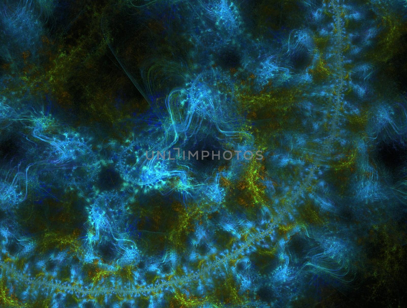Imaginatory lush fractal texture image abstract background