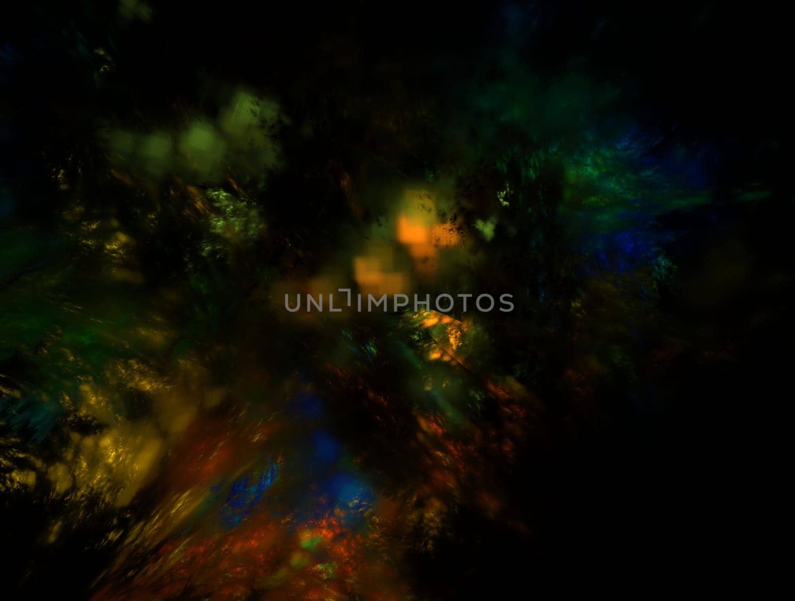 Imaginatory lush fractal texture image abstract background