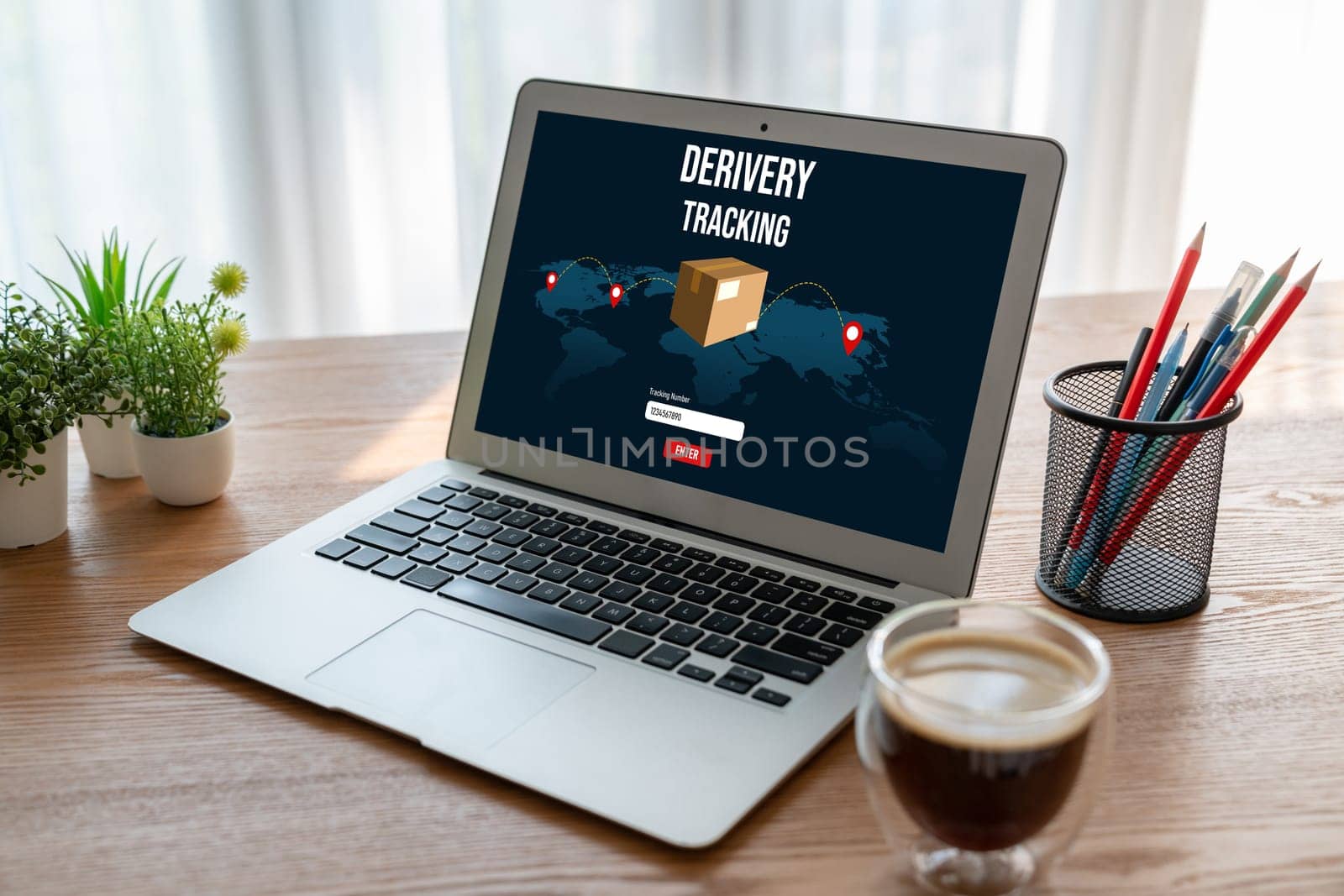 Delivery tracking system for e-commerce and modish online business to timely goods transportation and delivery