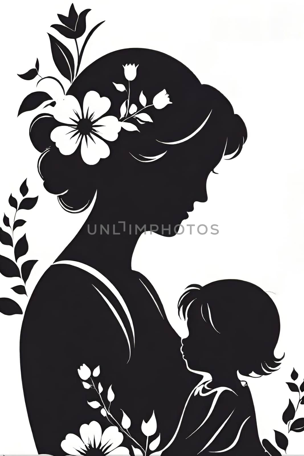 Mother's Day concept. Vector illustration. by yilmazsavaskandag