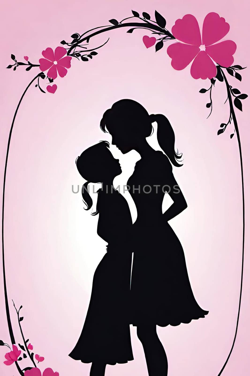 Mother's Day concept. Vector illustration. by yilmazsavaskandag