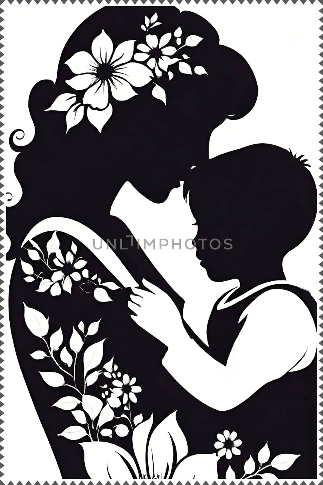 Mother's Day concept. Vector illustration. by yilmazsavaskandag