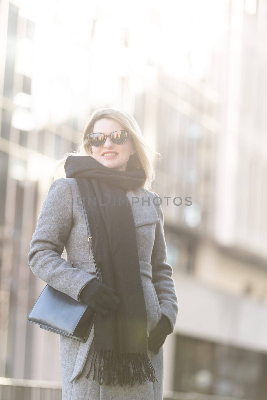 Women on the street in Paris. High quality photo