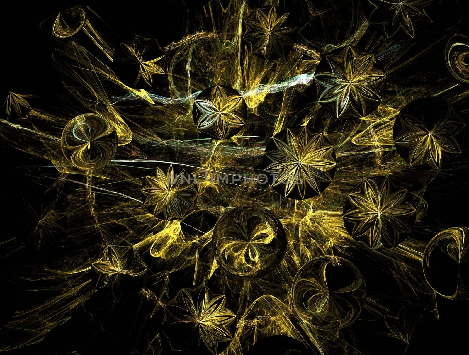 Imaginatory fractal abstract background Image by nikitabuida