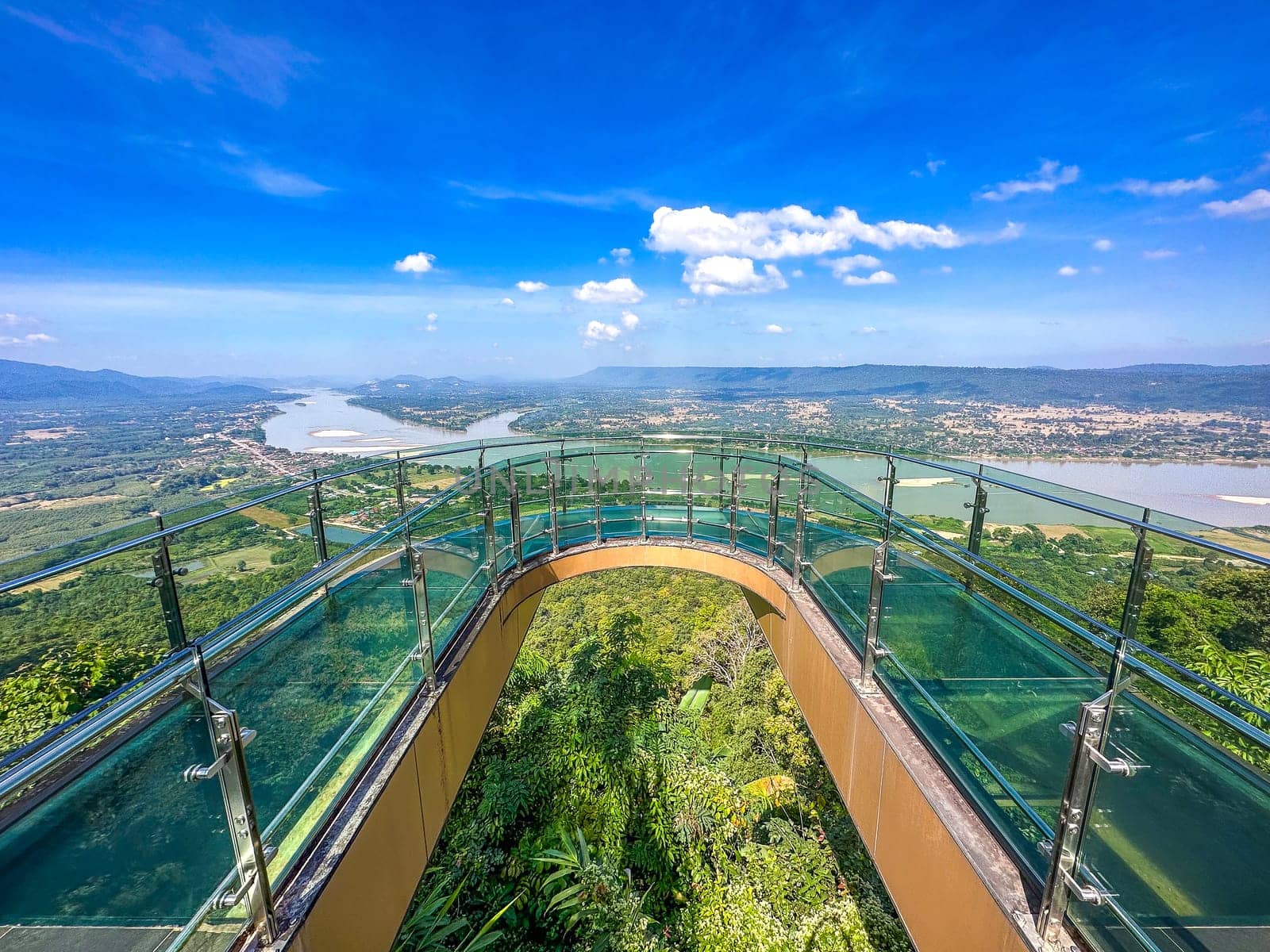 Skywalk Wat Pha Tak Suea in Nong Khai, Thailand, south east asia