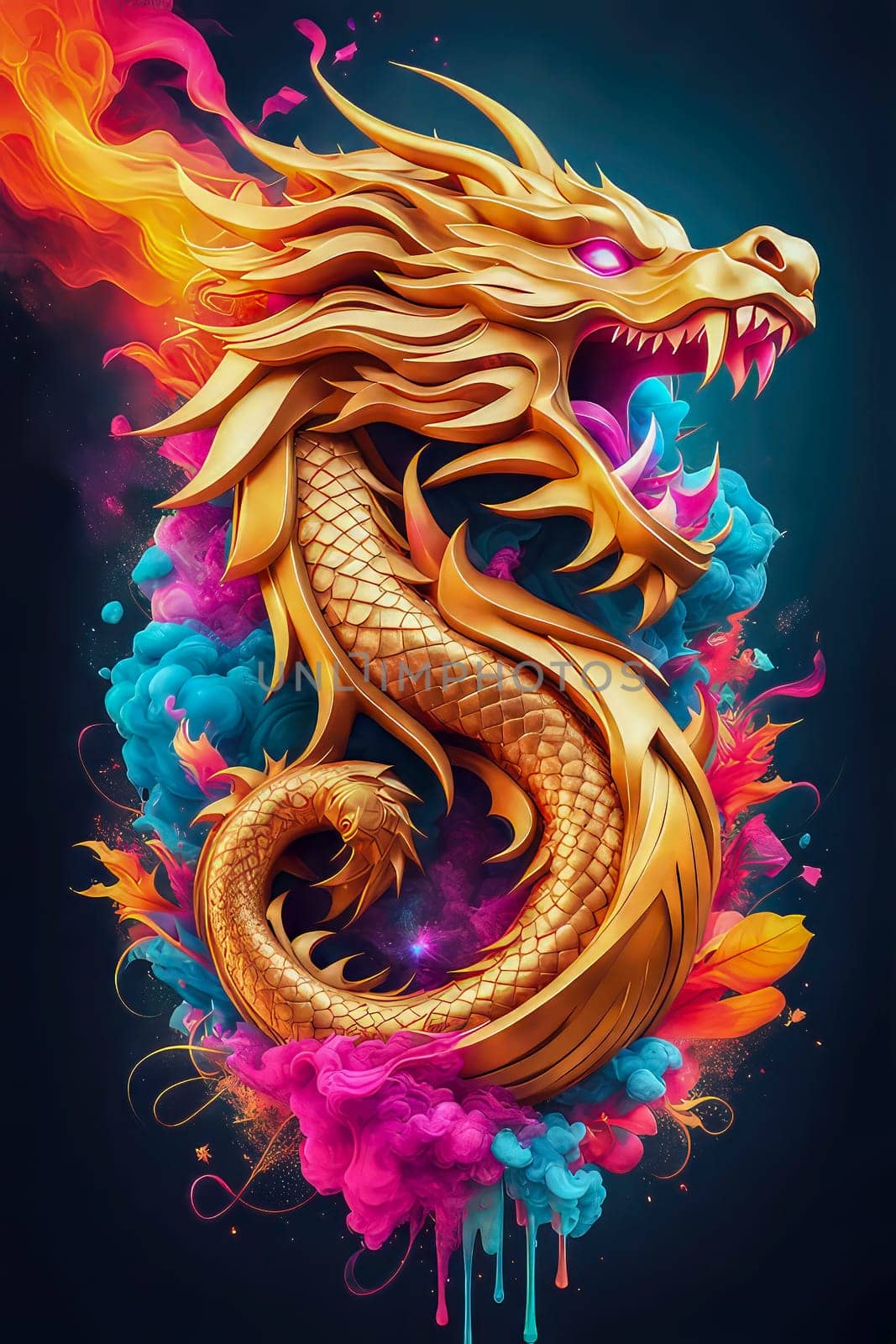 The dragon is a symbol of the Chinese horoscope