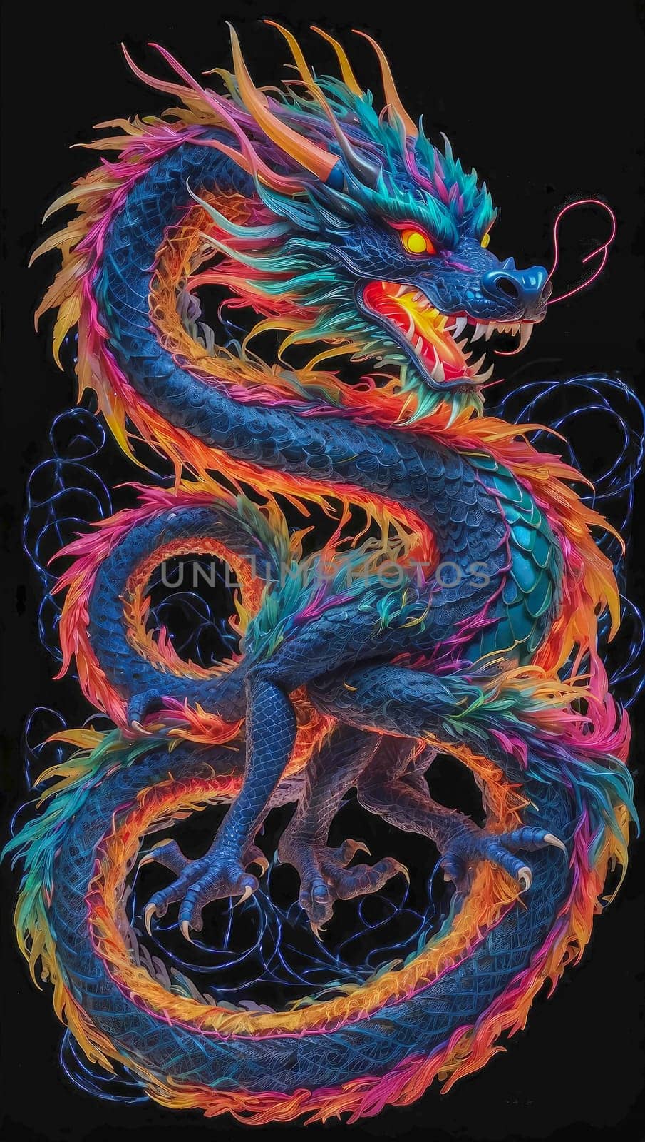 The dragon is a symbol of the Chinese horoscope. generate ai by roman112007