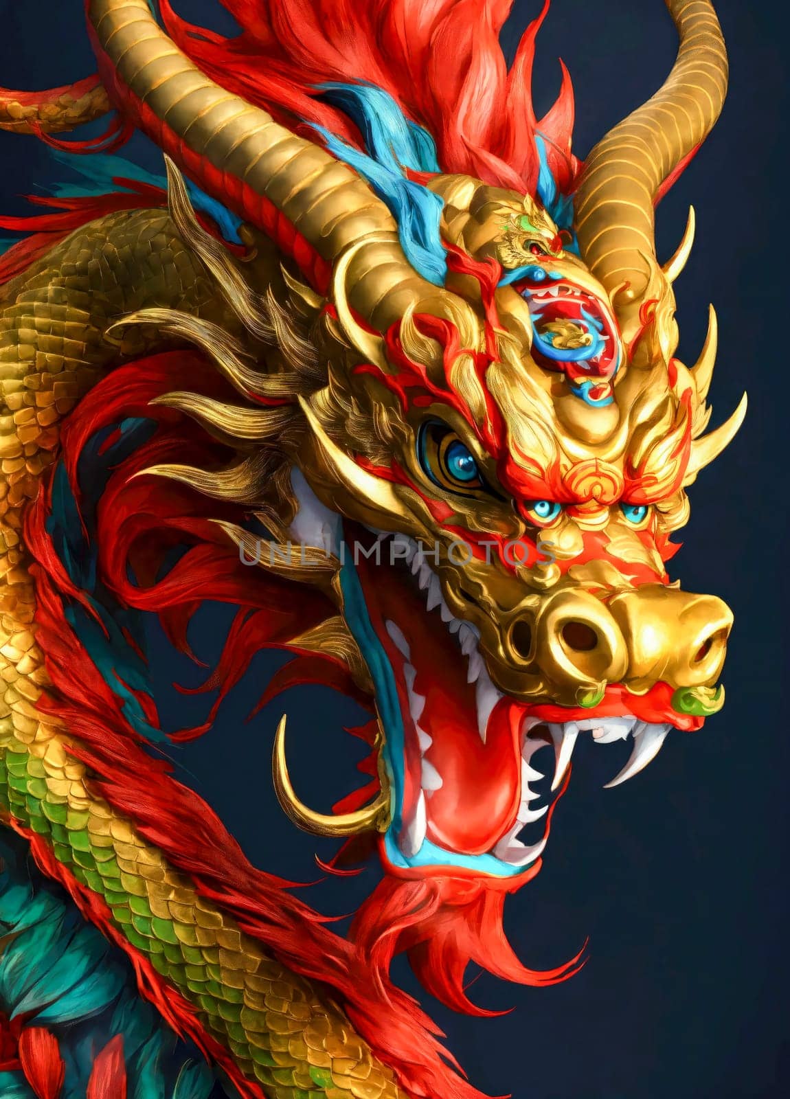 The dragon is a symbol of the Chinese horoscope. generate ai by roman112007