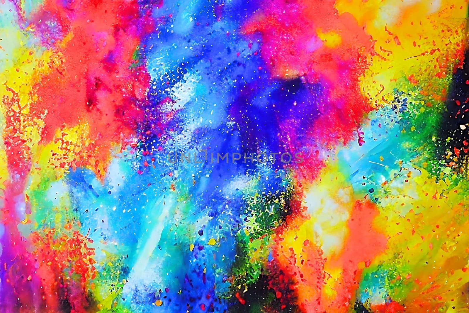 AI generated canvas exploding in colors. by Vailatese46