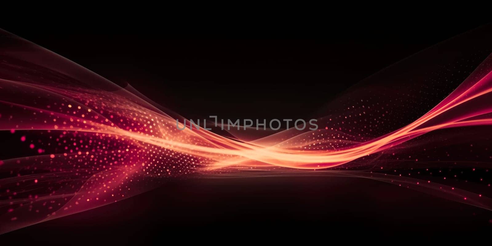 Luxury wave sparkling particles abstract comeliness by biancoblue