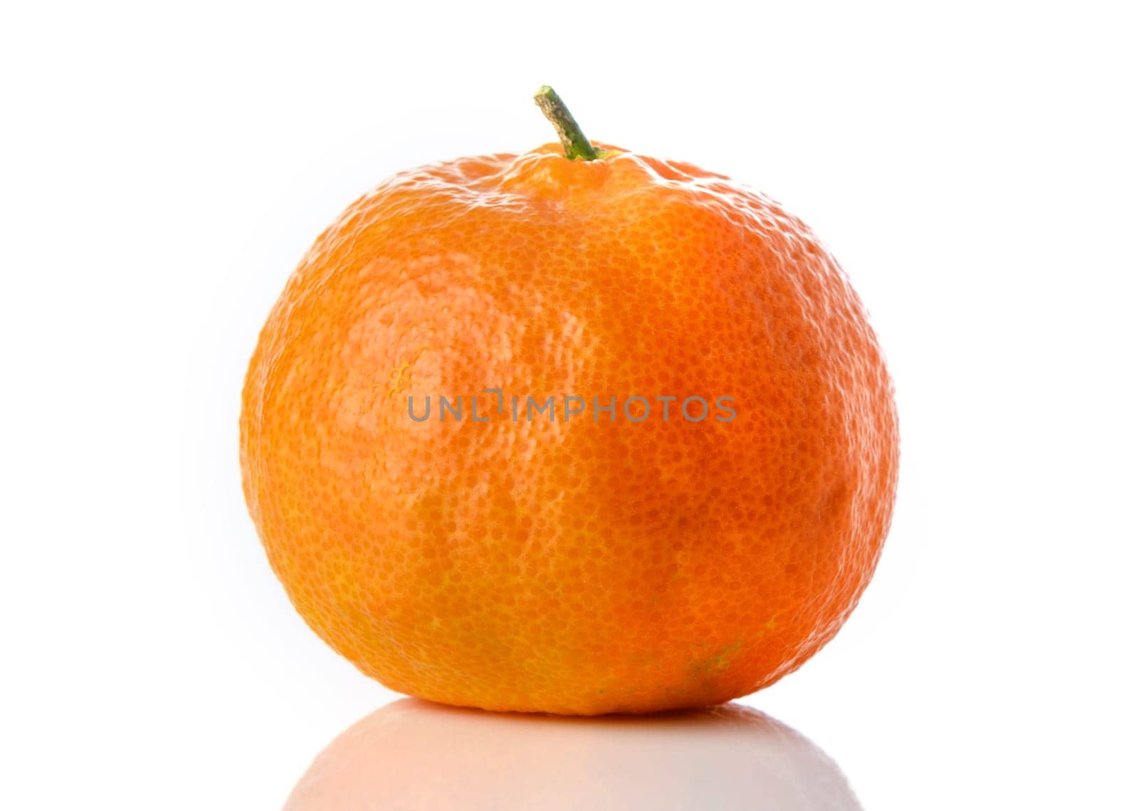 fresh tangerine on white background 5