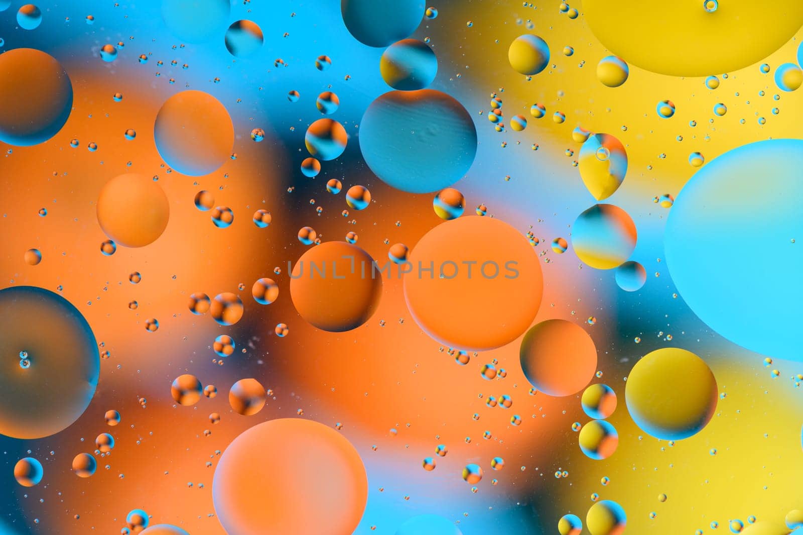 abstract background like a galaxy or universe, colored spots and colored circles 1 by Mixa74