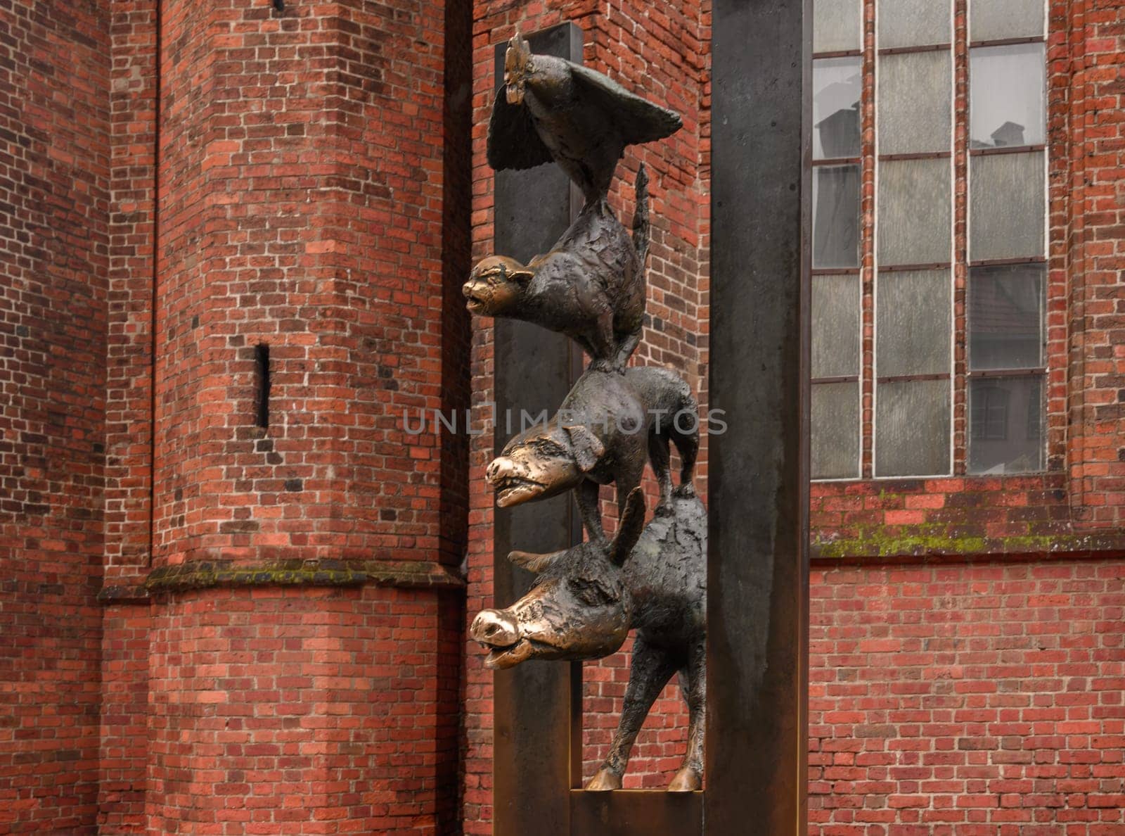 Monument to the Bremen Town Musicians in Old Riga 1 by Mixa74