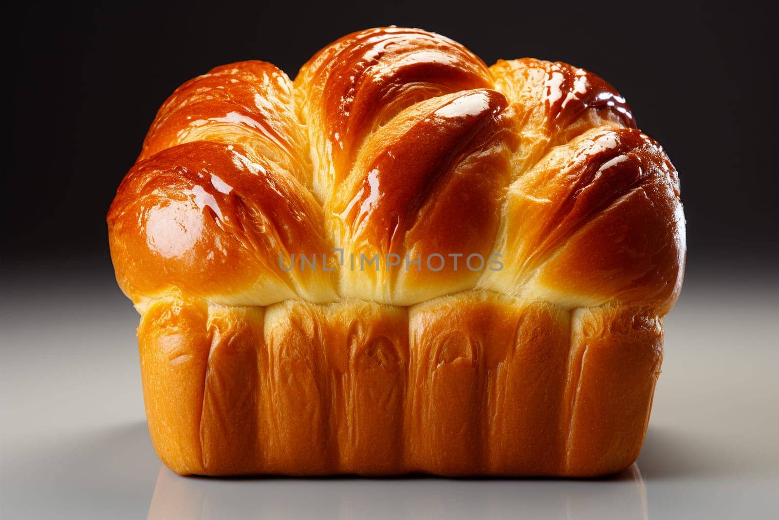 Artisanal brioche loaf - generative AI