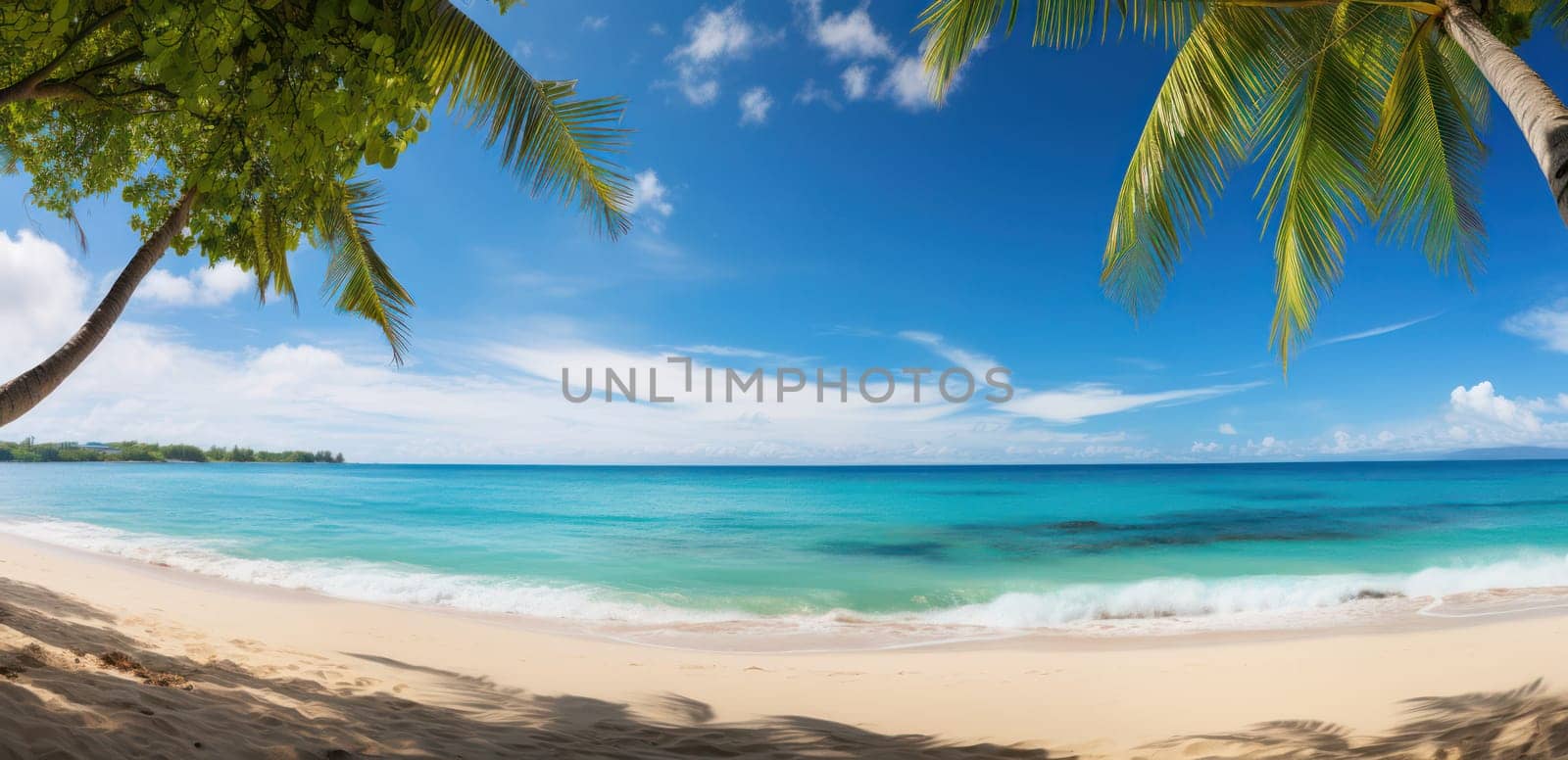 Sandy Tropic Summer: A Serene Beach Paradise - Nature Unveiled. by Vichizh