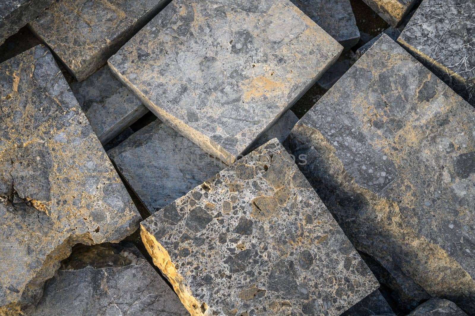 pieces of real stone as a background 2