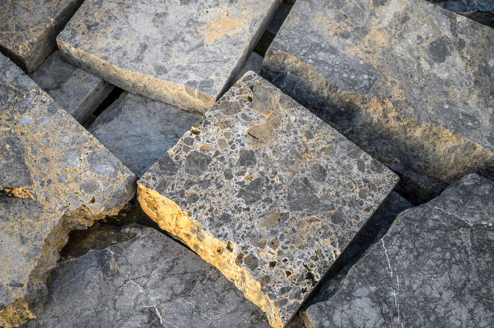 pieces of real stone as a background 3