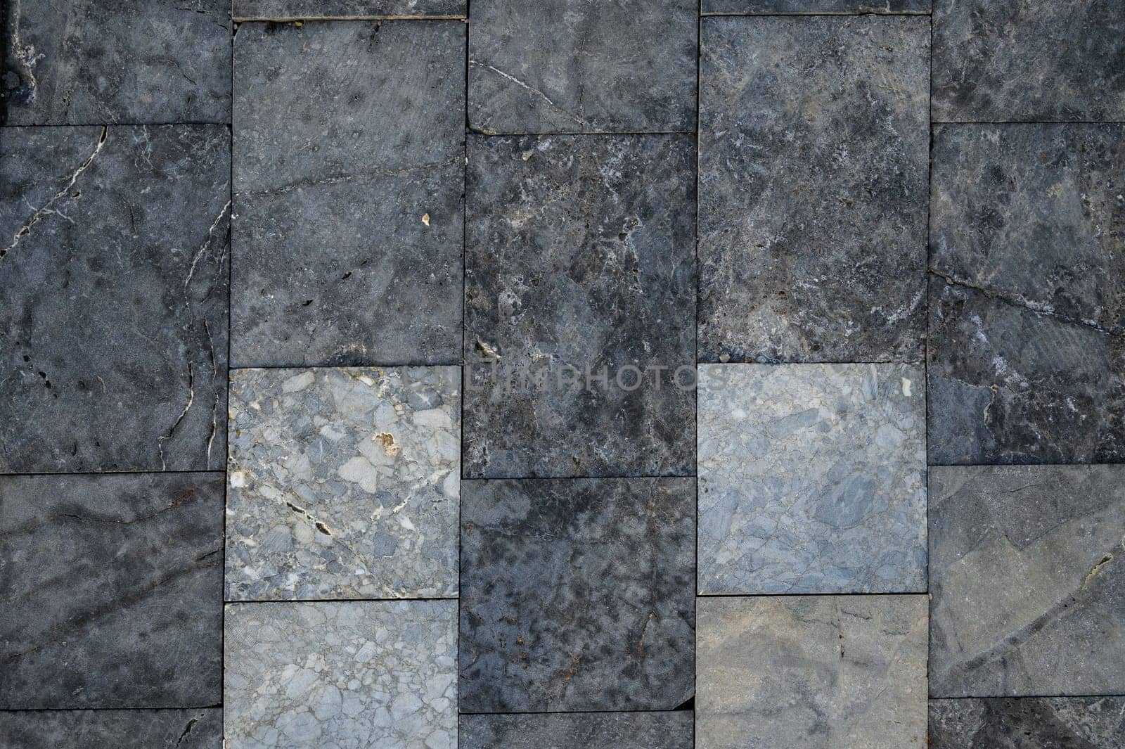 pavement path made of polished real stone as a background 2