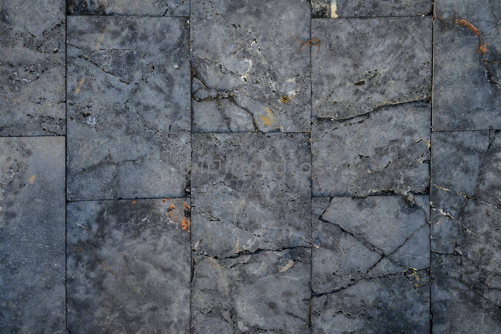 pavement path made of polished real stone as a background 1
