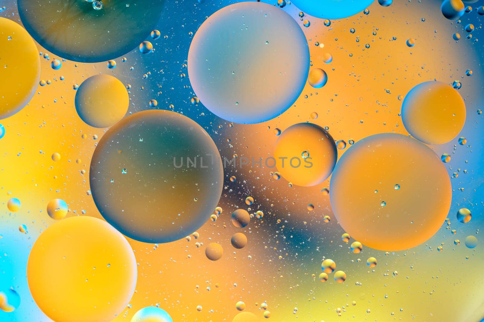 abstract background of multi-colored spots and circles microcosm universe galaxy 19