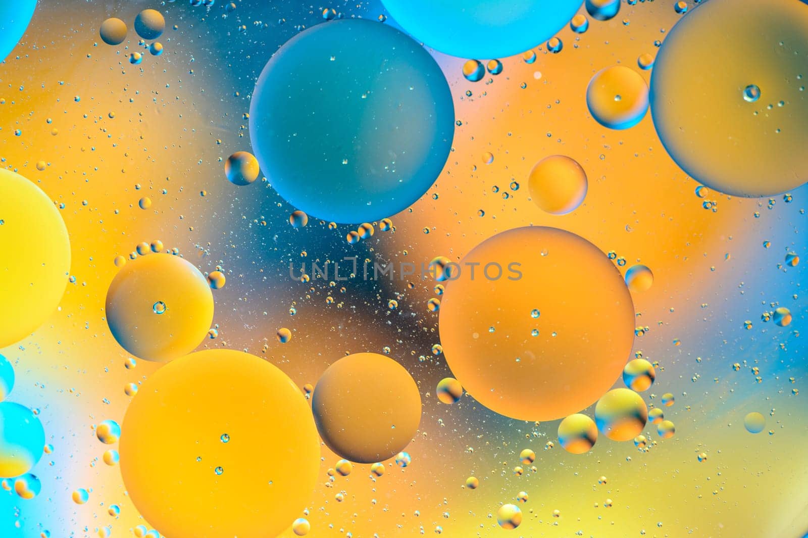 abstract background of multi-colored spots and circles microcosm universe galaxy 18