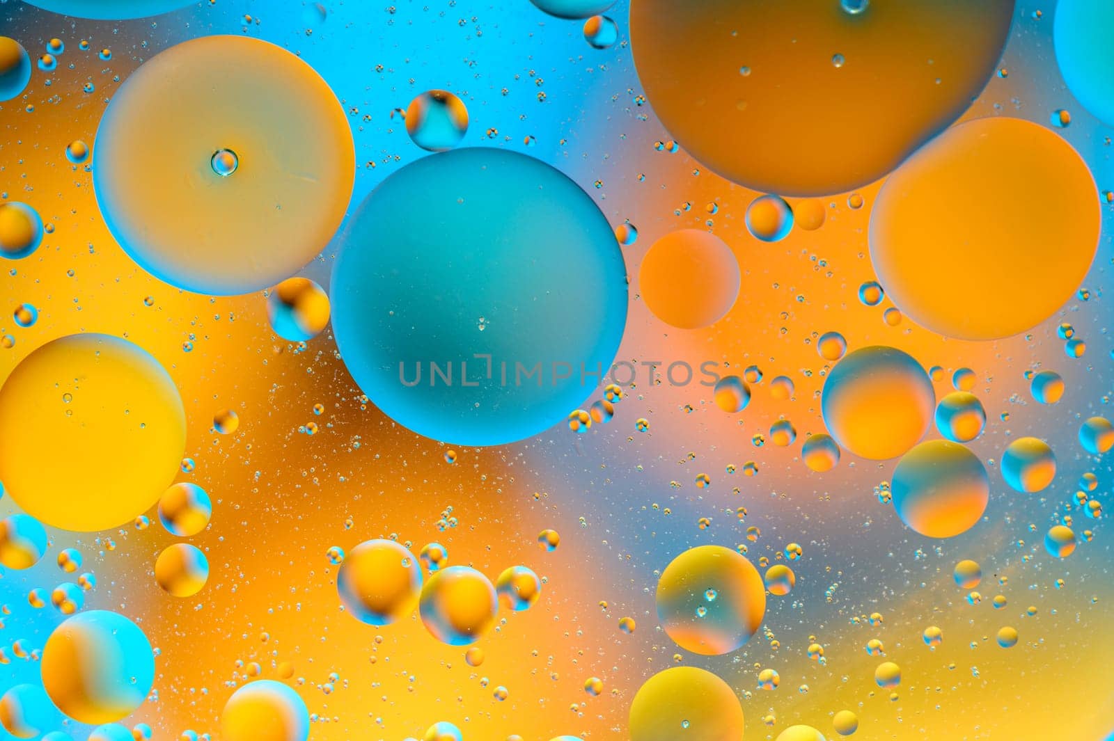 abstract background of multi-colored spots and circles microcosm universe galaxy 15