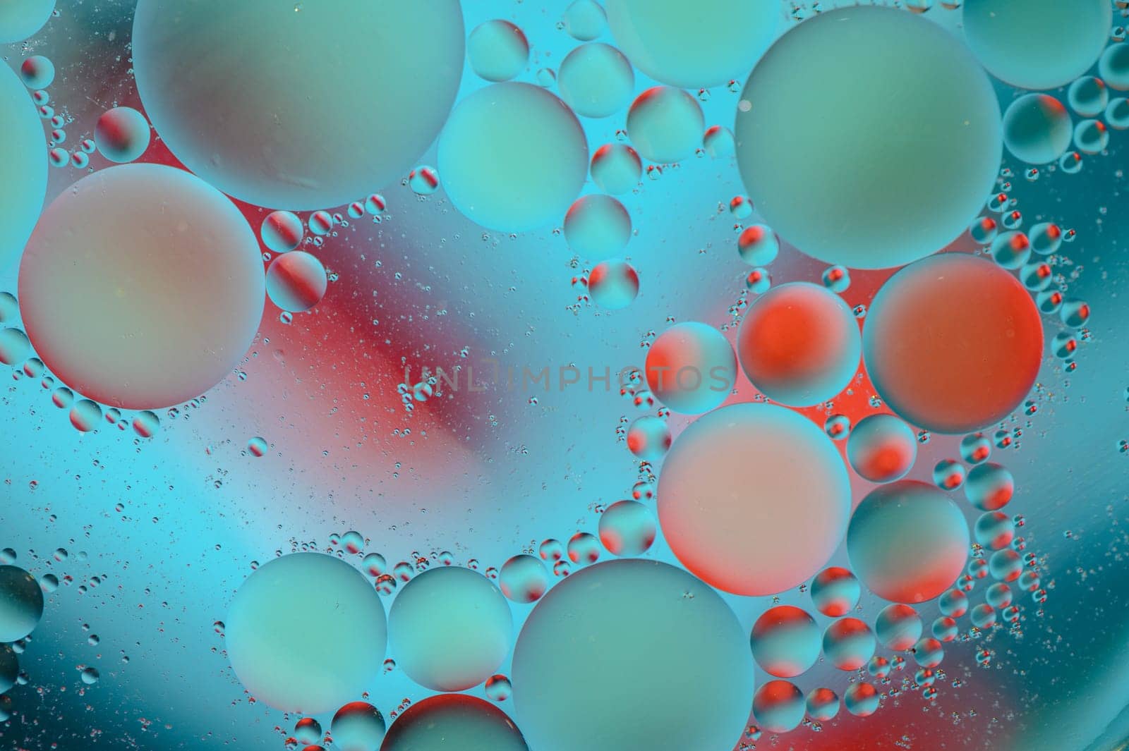 abstract background of multi-colored spots and circles microcosm universe galaxy 8