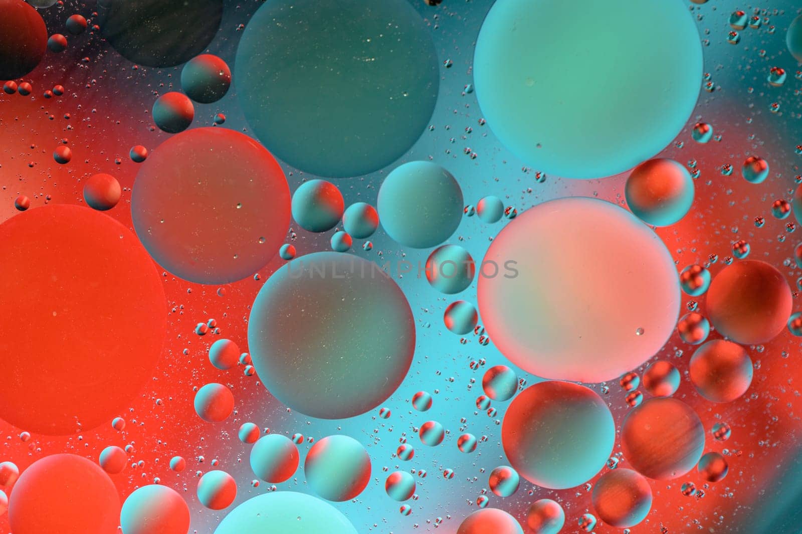 abstract background of multi-colored spots and circles microcosm universe galaxy 7 by Mixa74
