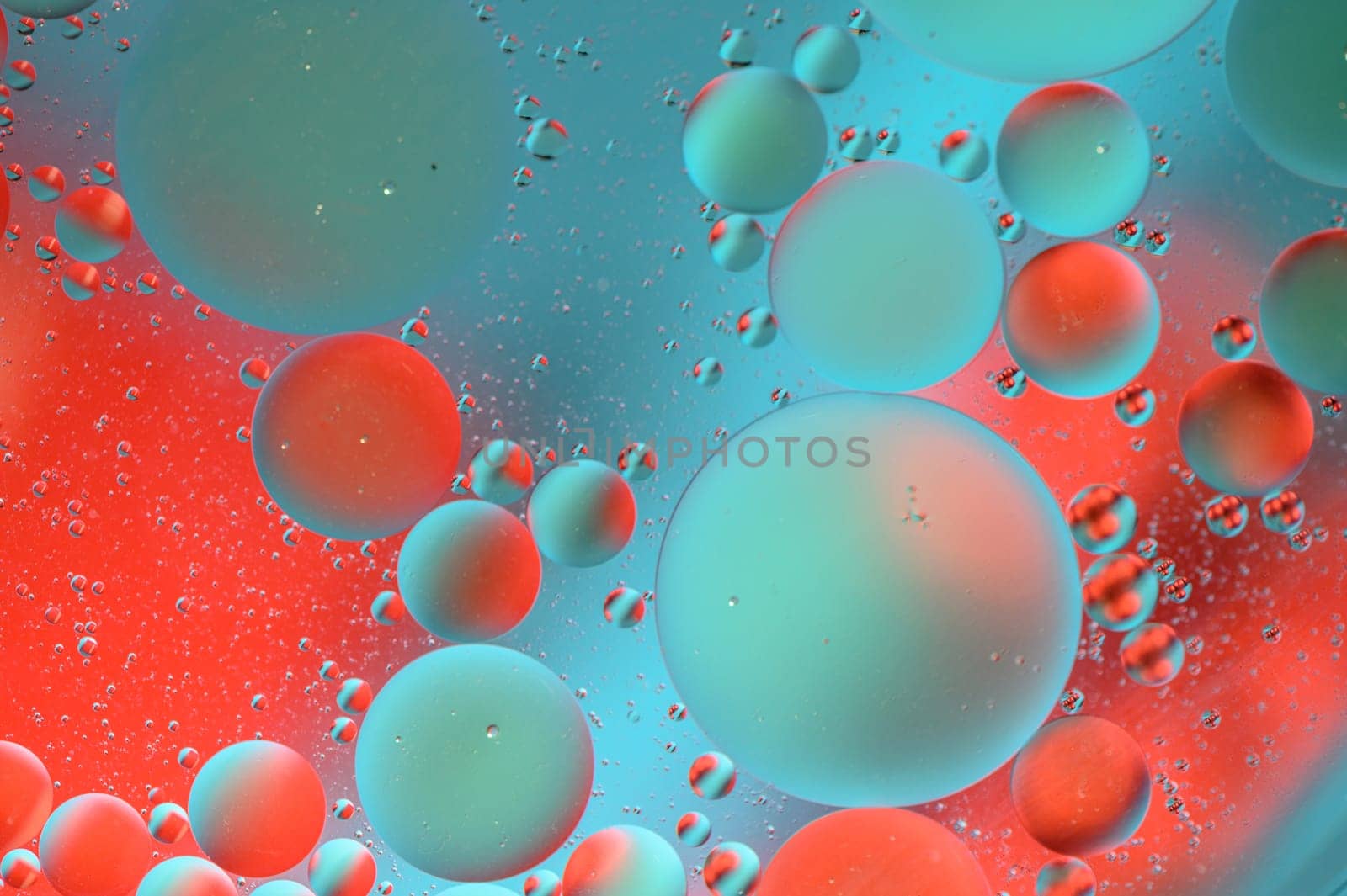 abstract background of multi-colored spots and circles microcosm universe galaxy 3 by Mixa74