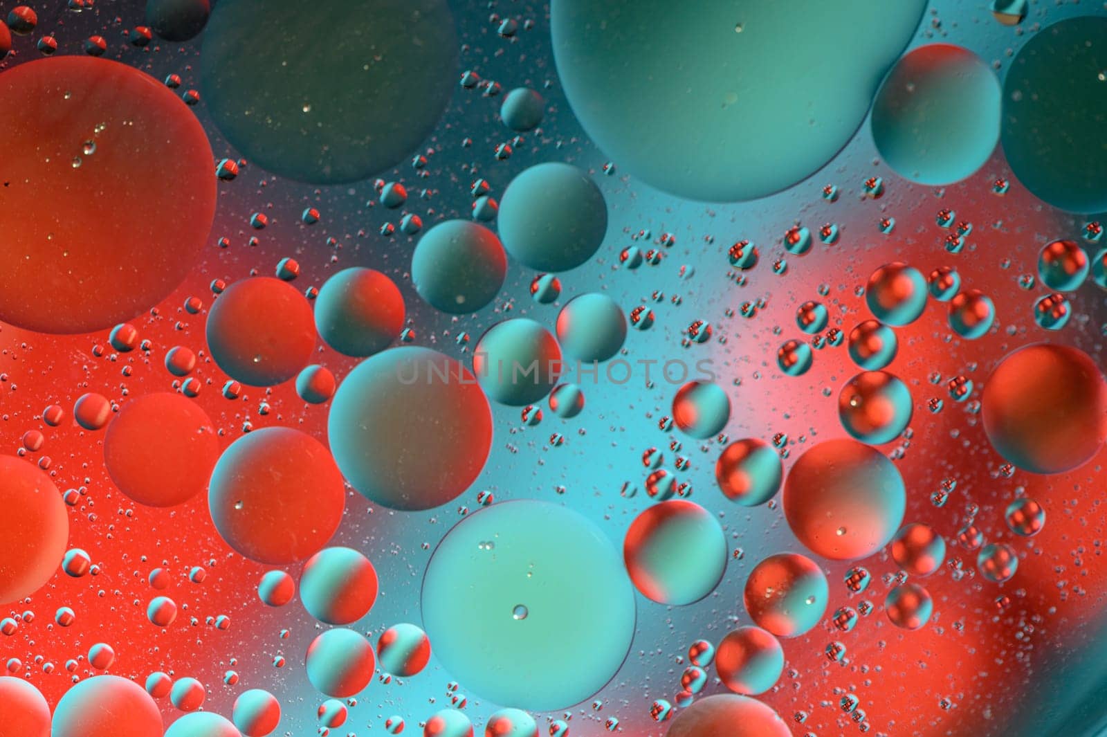 abstract background of multi-colored spots and circles microcosm universe galaxy 2 by Mixa74