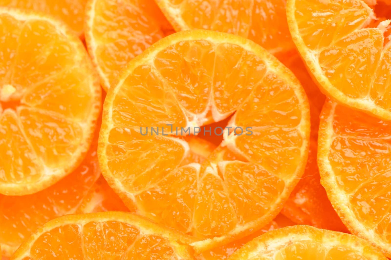 fresh juicy sliced ​​tangerines, background of sliced ​​tangerines 21