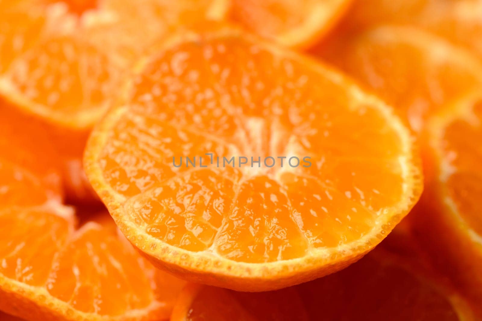 fresh juicy sliced ​​tangerines, background of sliced ​​tangerines 27