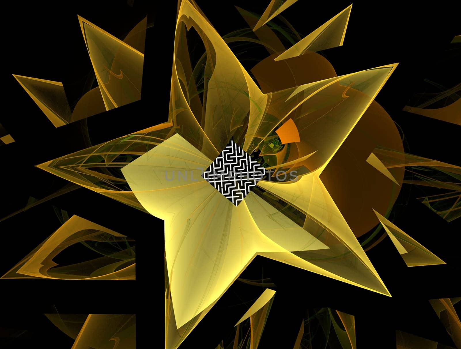 Imaginatory fractal abstract background Image by nikitabuida