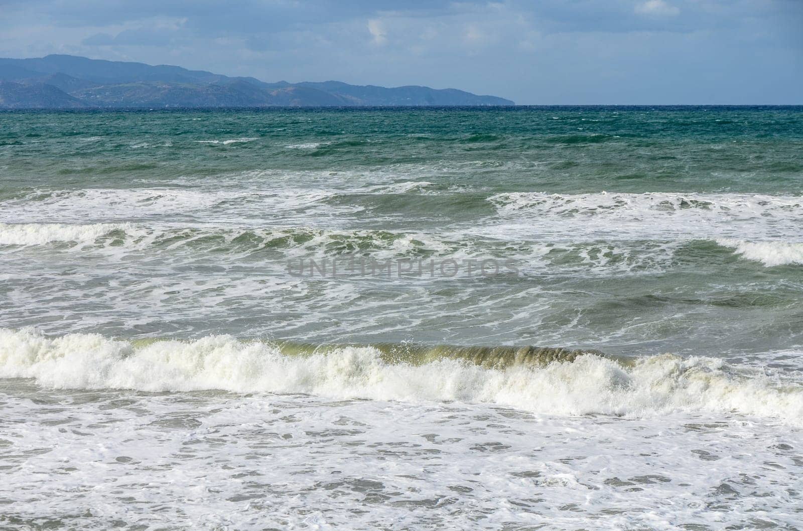 view of the Mediterranean Sea and the mountains of Cyprus during a storm 5