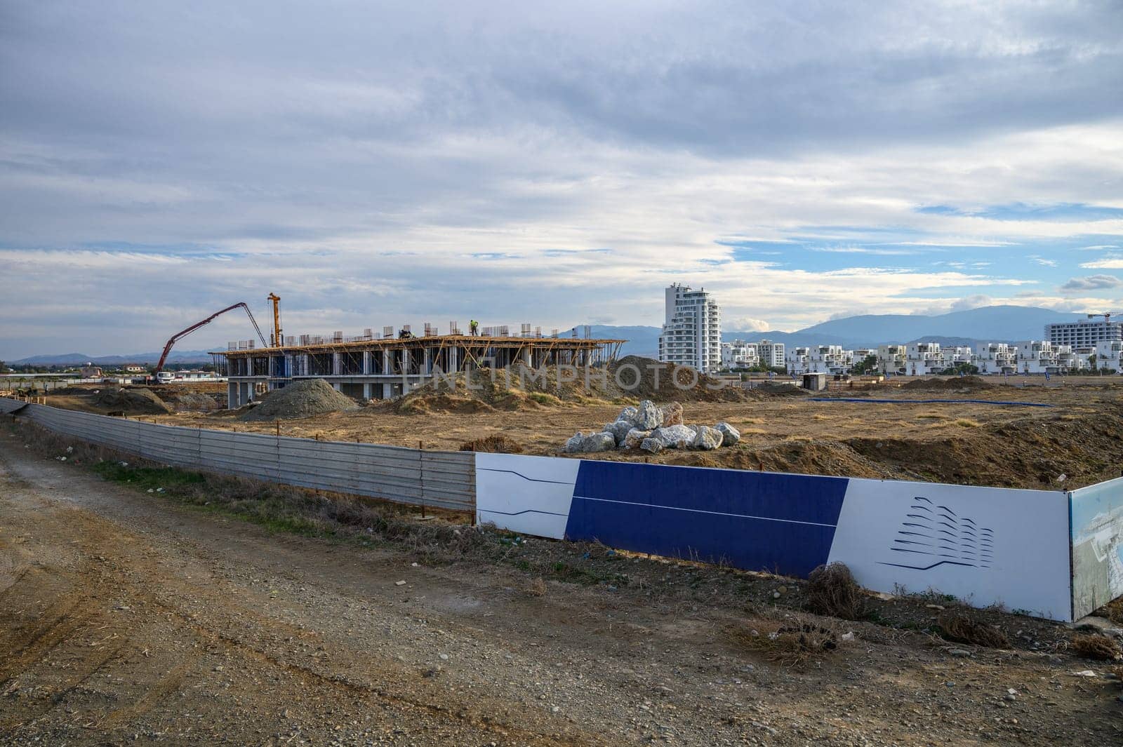 construction of a residential complex on the Mediterranean coast 12