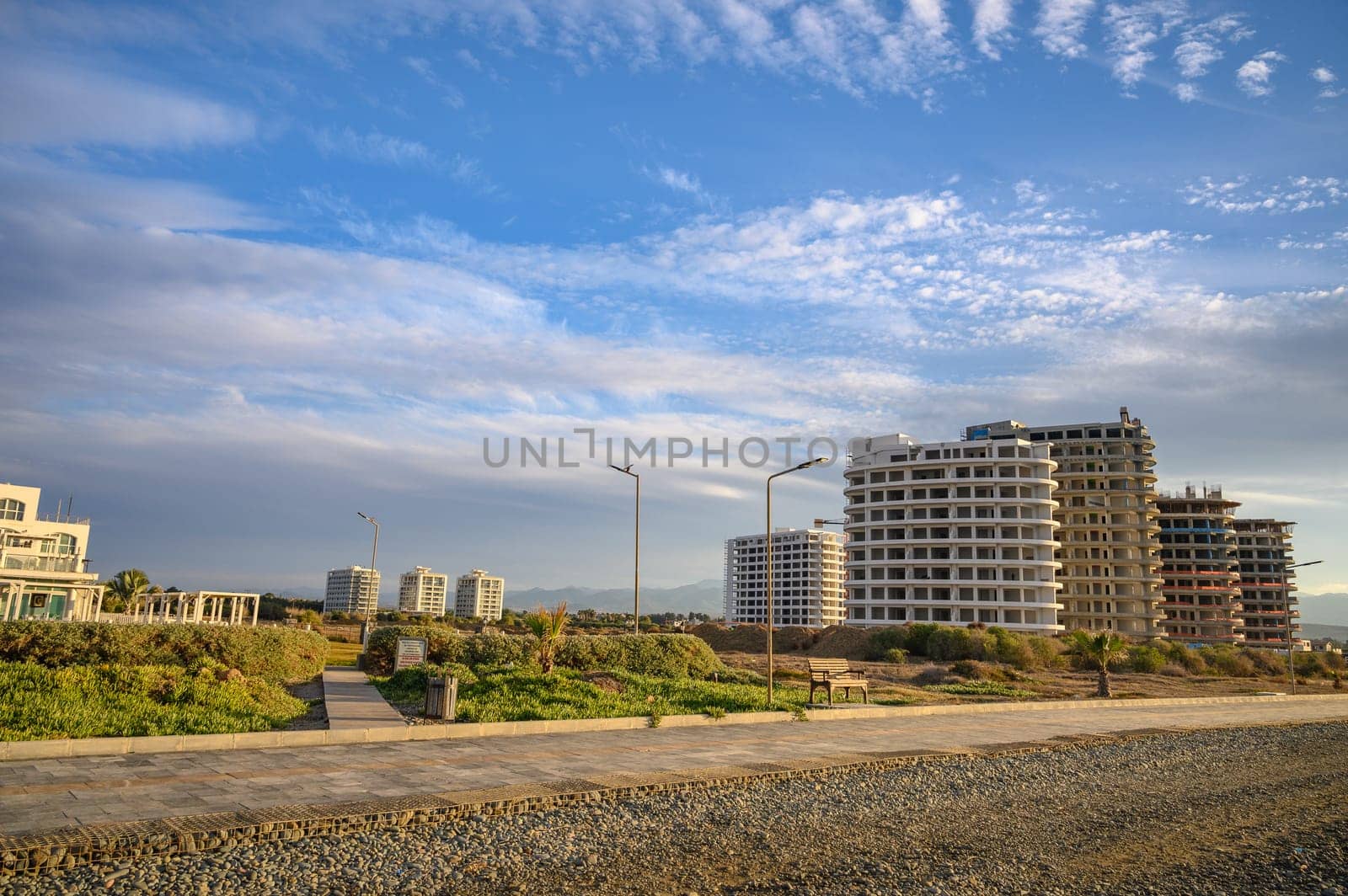 construction of a residential complex on the Mediterranean coast 15