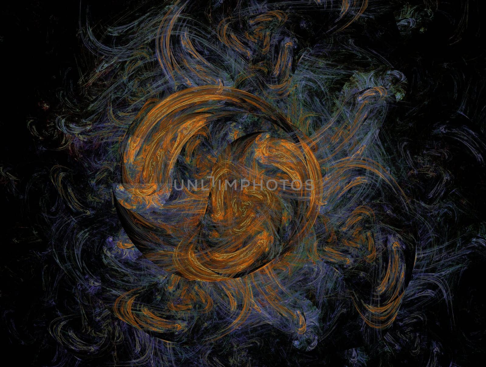 Imaginatory fractal abstract background Image by nikitabuida