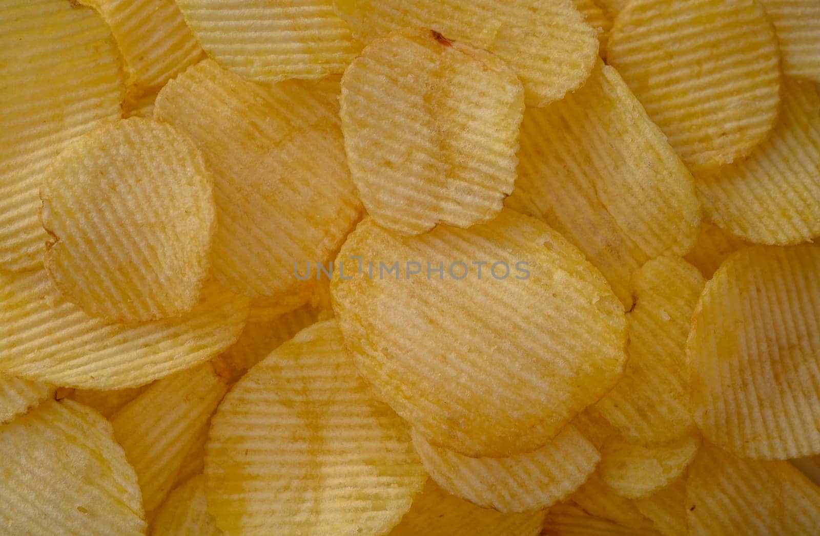 food background, delicious potato chips laid out on the table 8 by Mixa74