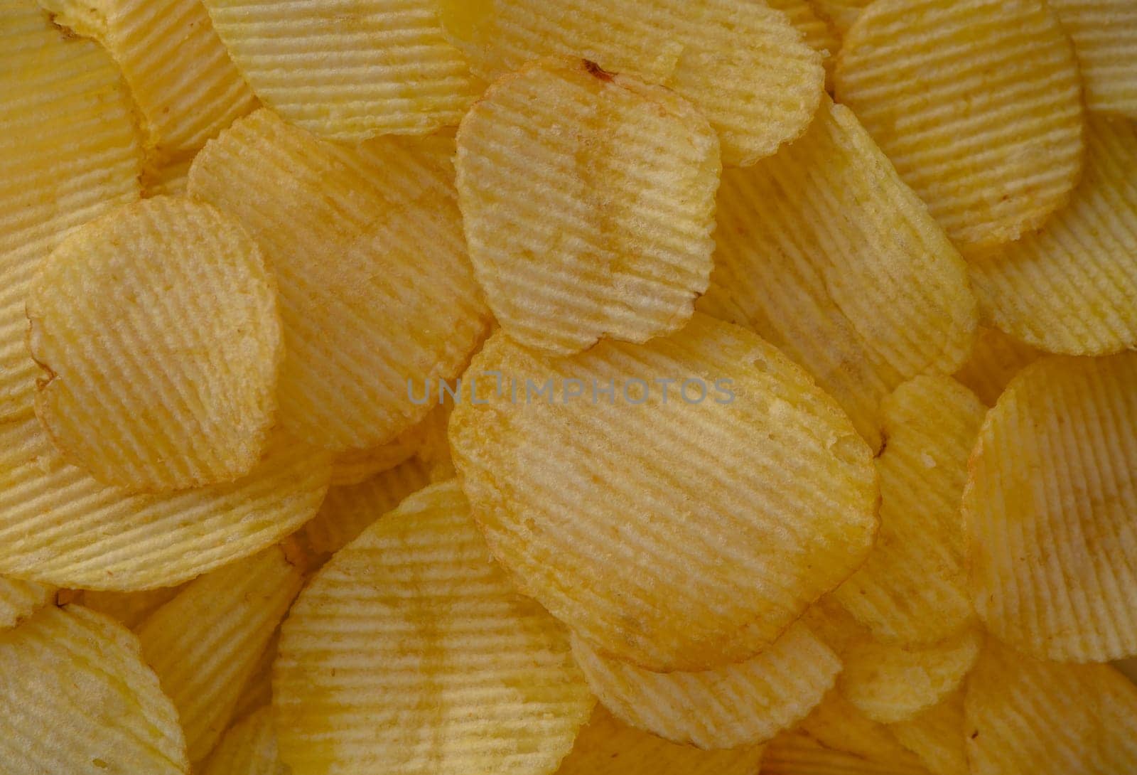 food background, delicious potato chips laid out on the table 9 by Mixa74