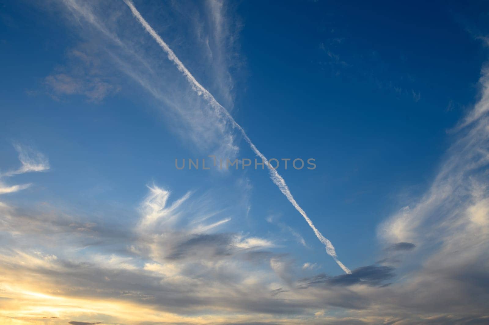 winter sunset sky with clouds in northern cyprus 1