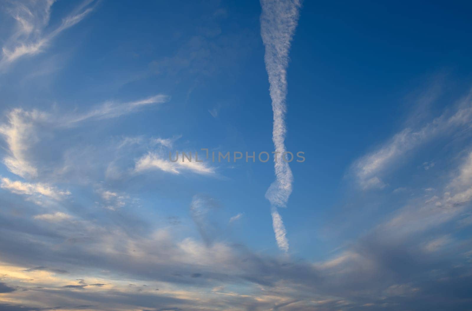 blue winter sky on the island of Cyprus 12