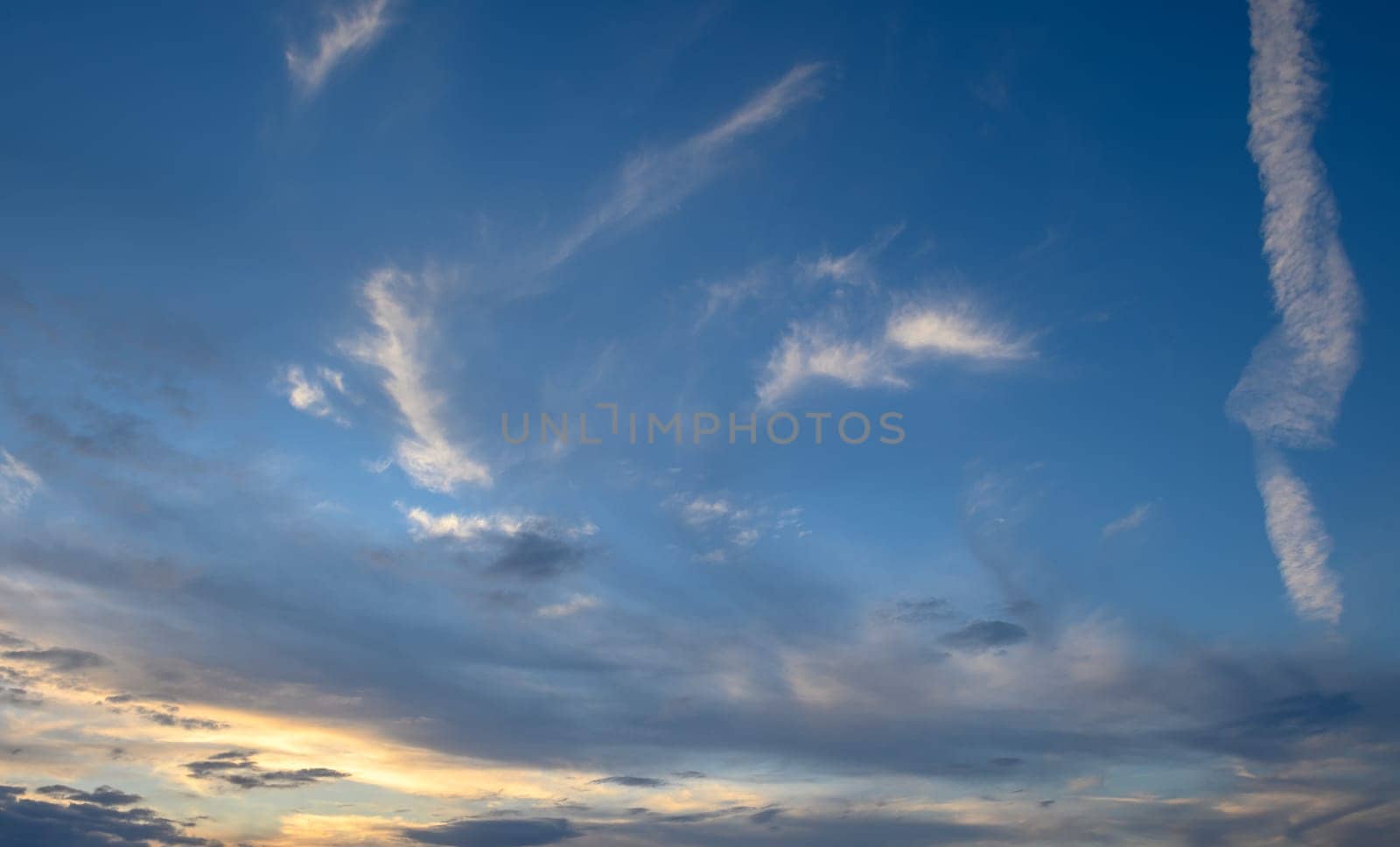 blue winter sky on the island of Cyprus 16