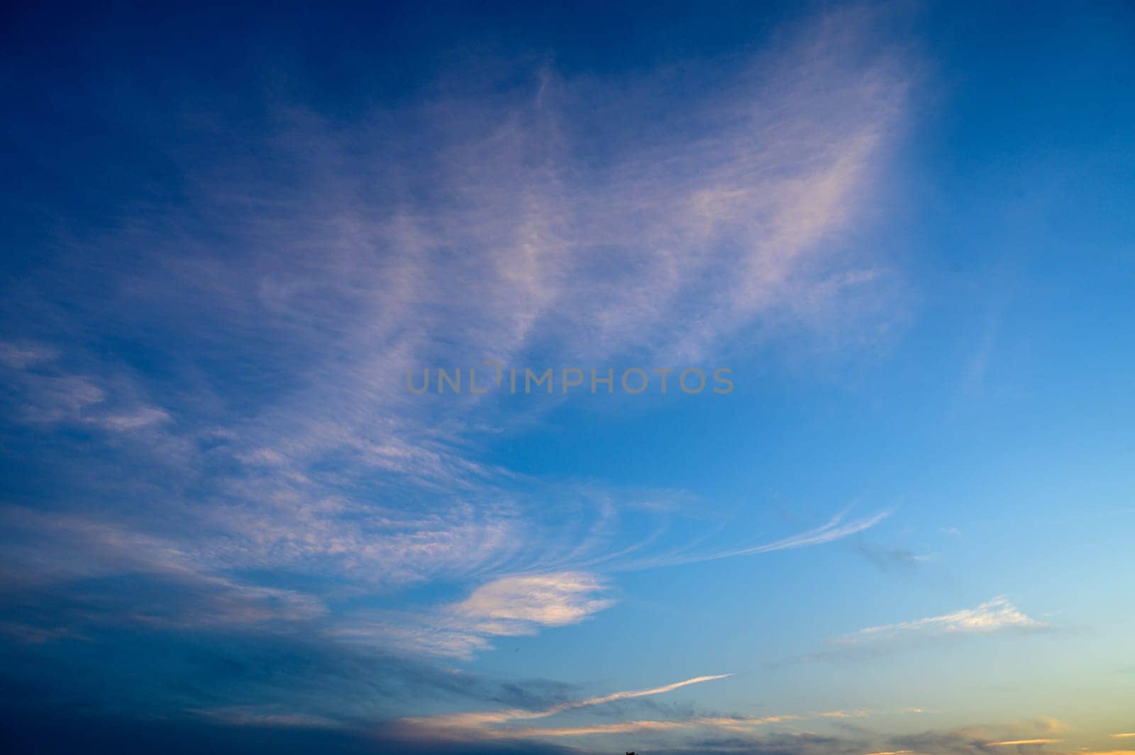 beautiful sky with clouds on the Mediterranean sea 10