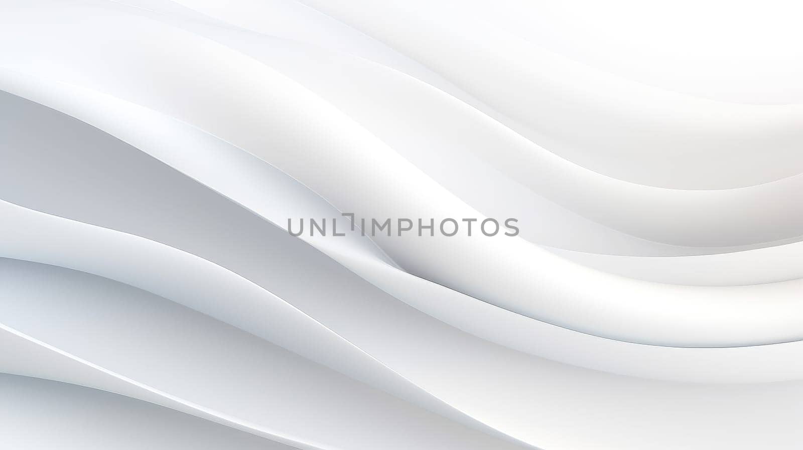 Abstract white and light gray wave modern soft luxury texture with smooth and clean background AI